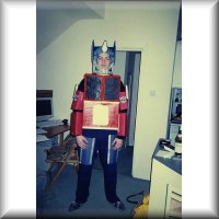 Me Dressed up as Optimus